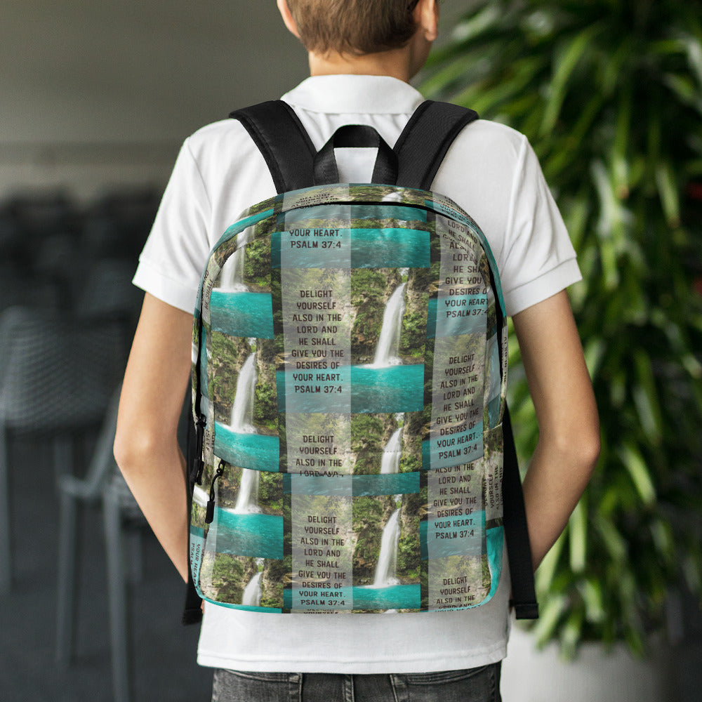 Psalm 37:4 Backpack