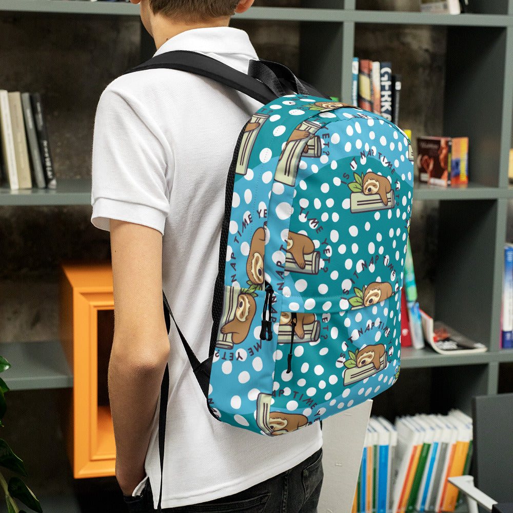 CUTE SLOTH NAPTIME YET? Backpack