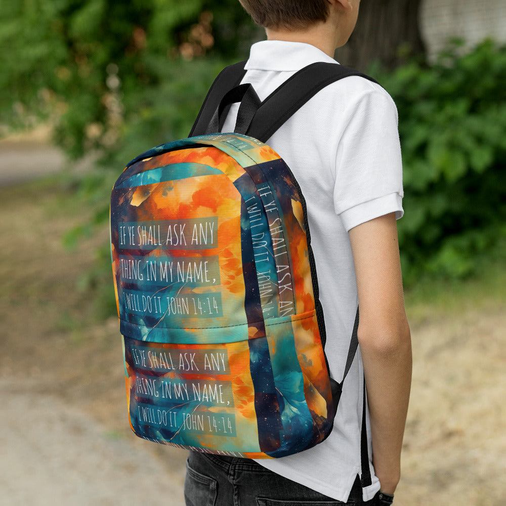 John 14:14 Backpack