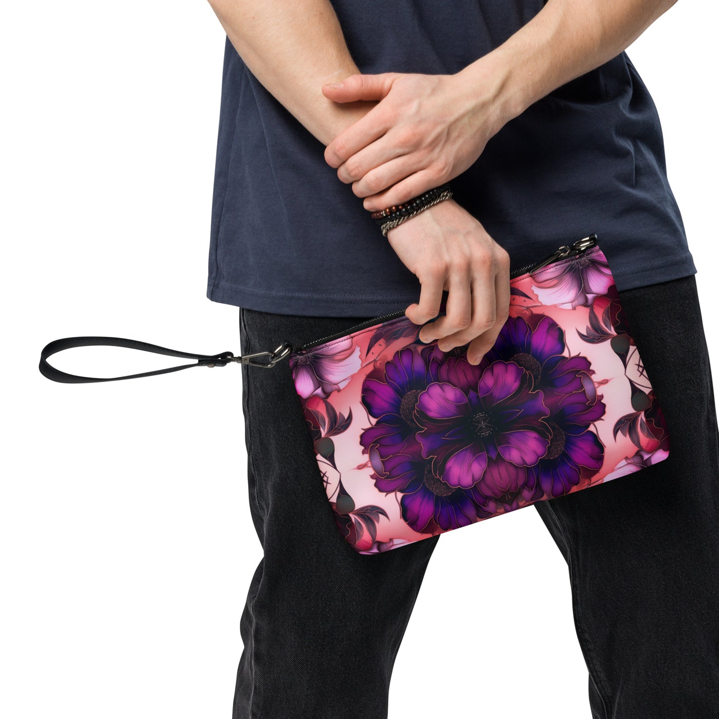 PINK FLORAL Crossbody bag