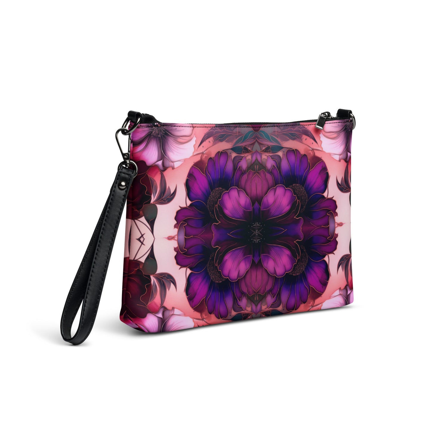 PINK FLORAL Crossbody bag