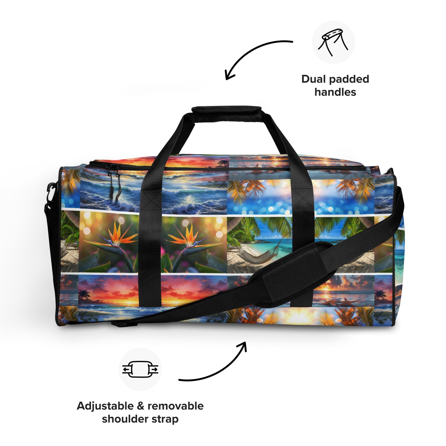 TROPICAL VIBES Duffle bag