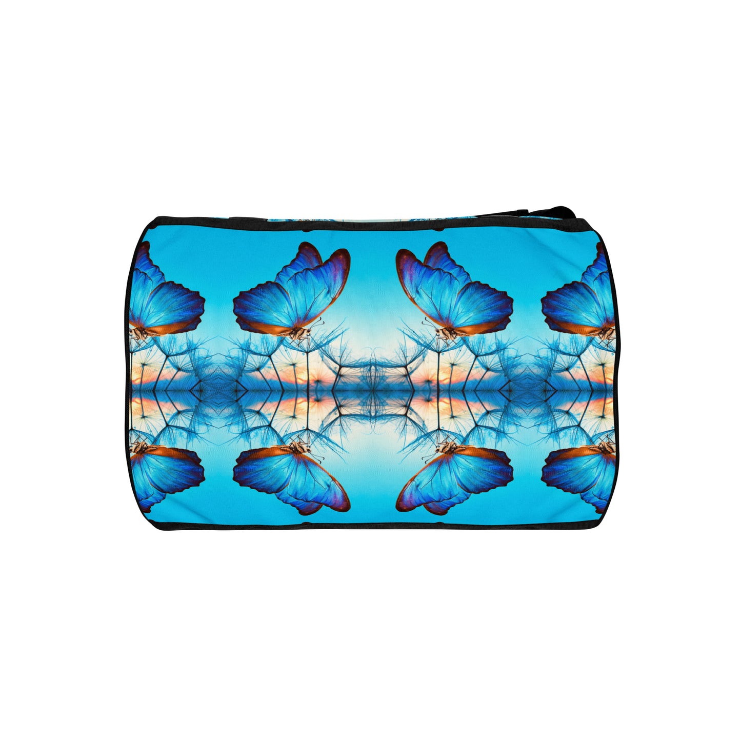 BLUE BUTTERFLY gym bag