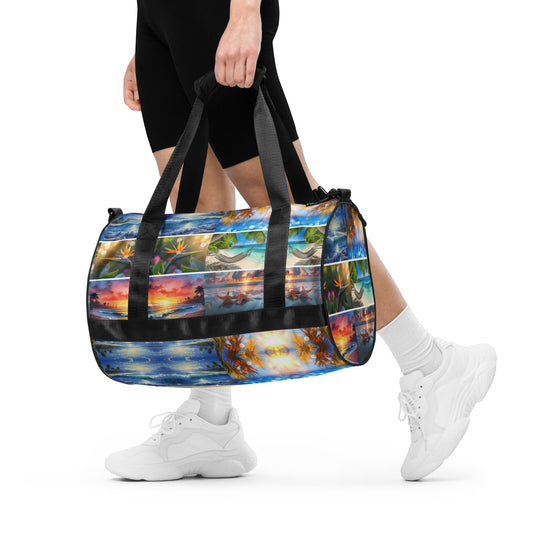 TROPICAL VIBES gym bag