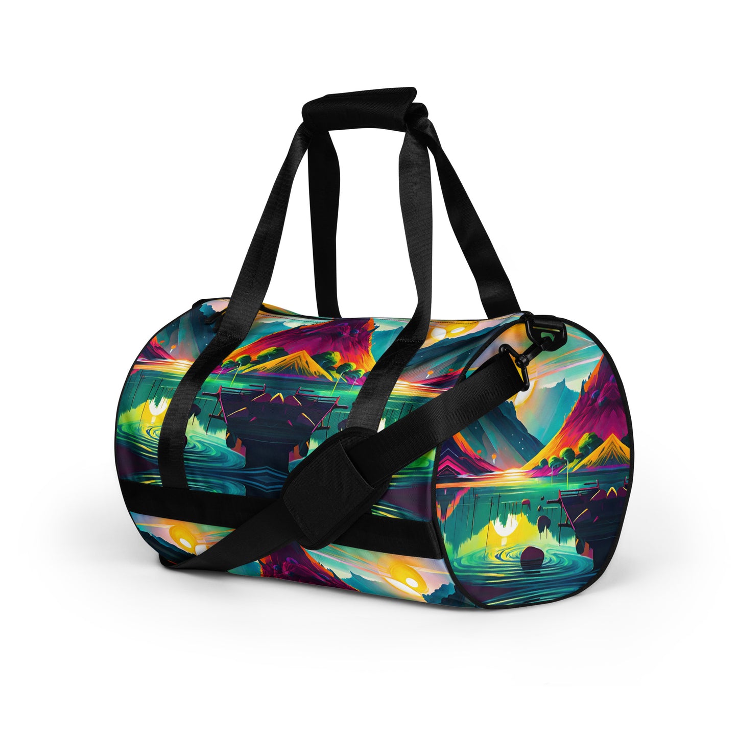 COLORFUL MOUNTAINS gym bag