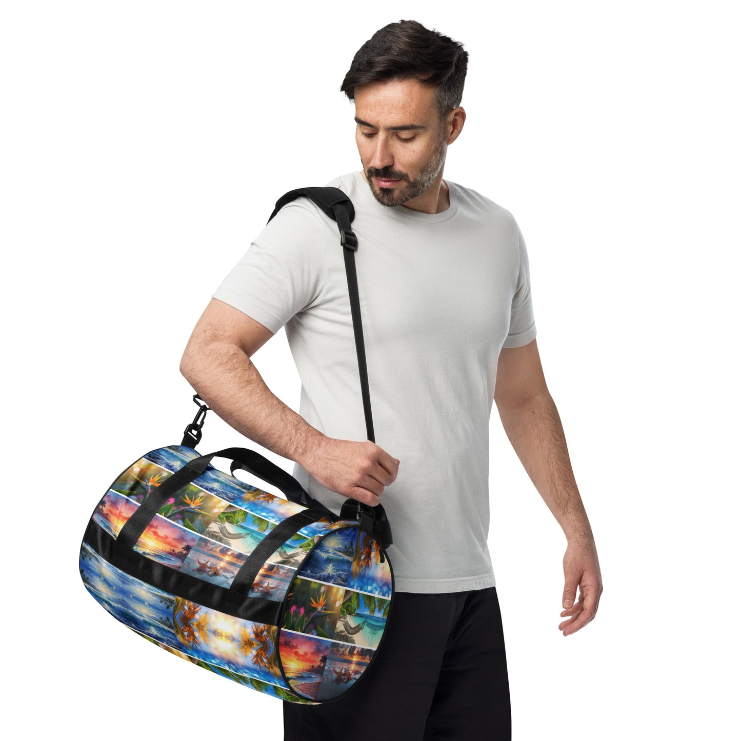 TROPICAL VIBES gym bag