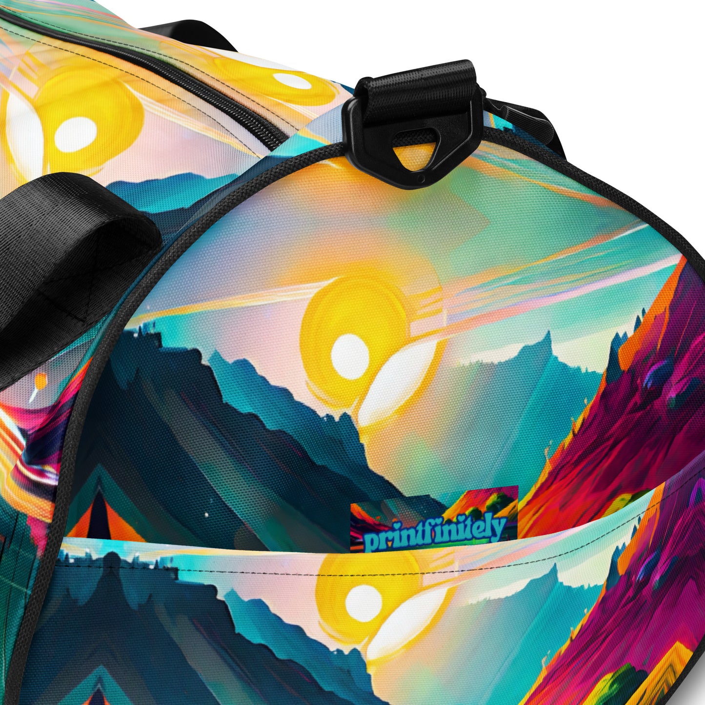 COLORFUL MOUNTAINS gym bag