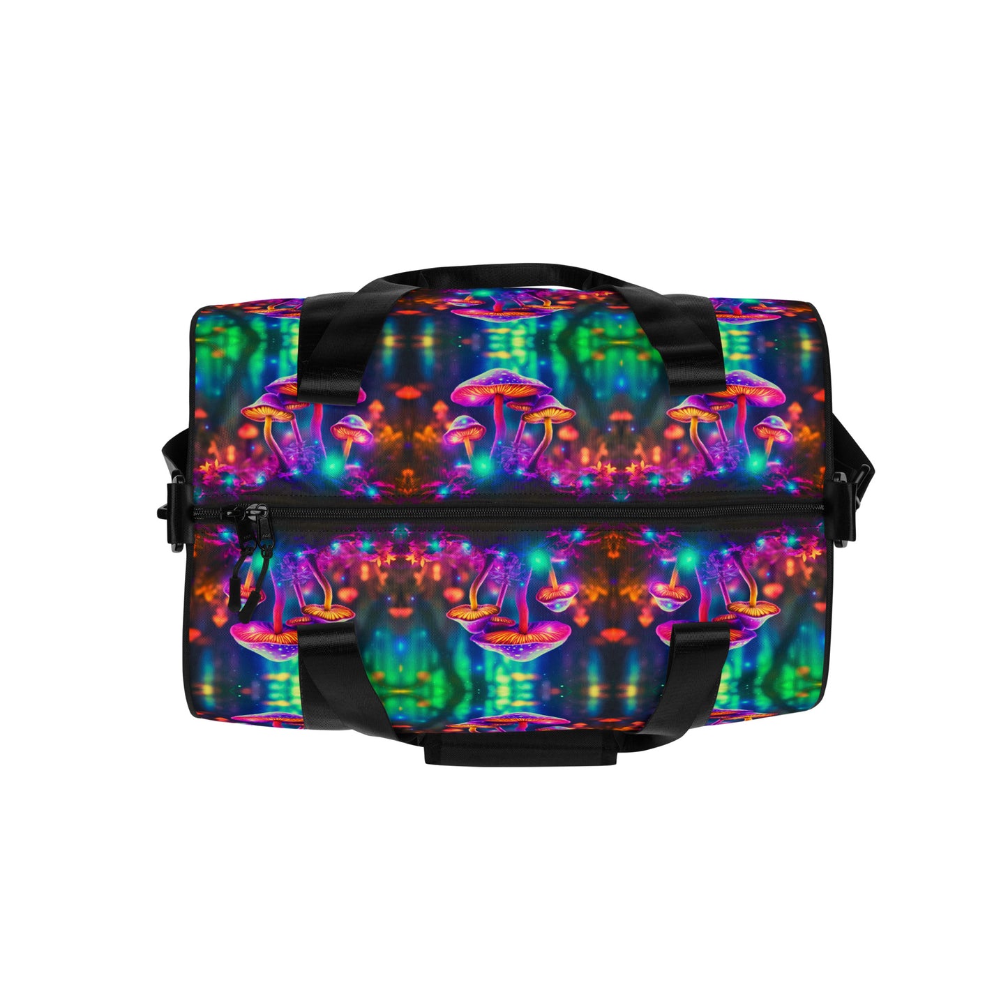 NEON MUSHROOMS gym bag