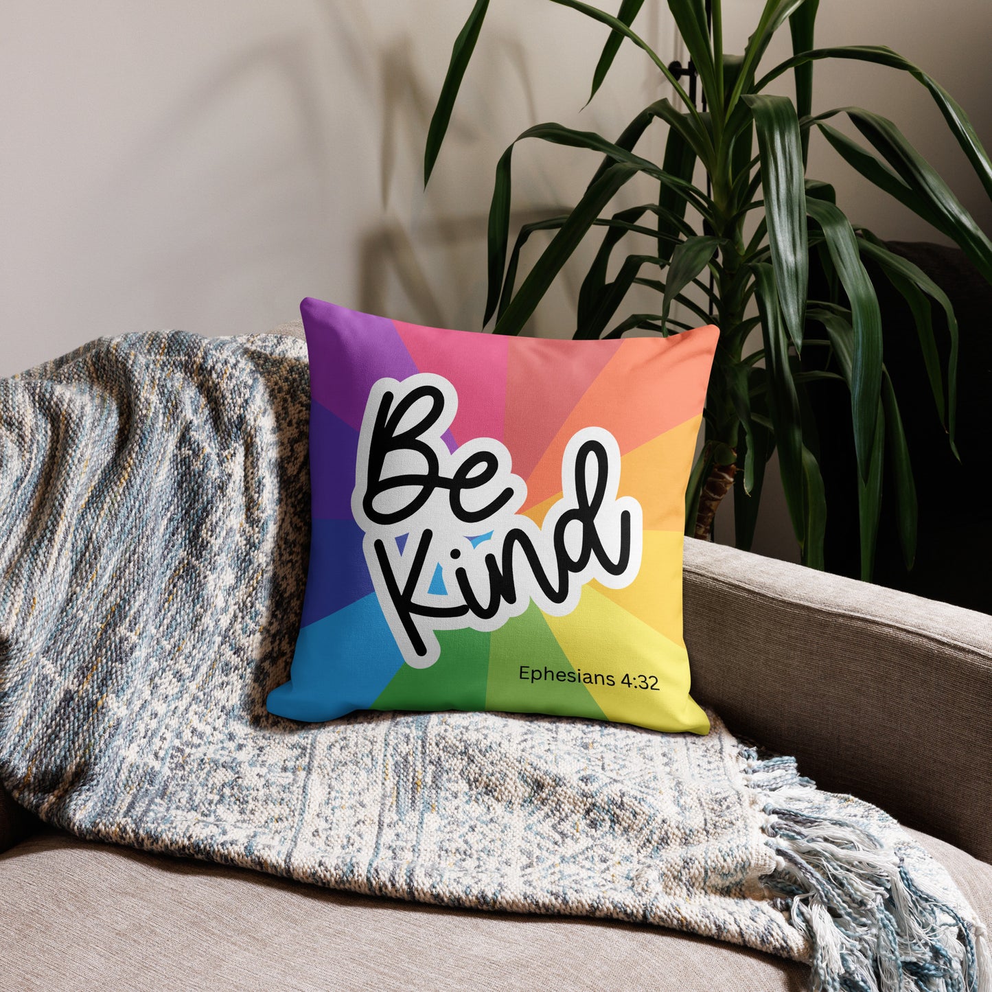 BE KIND Ephesians 4:32 Premium Pillow