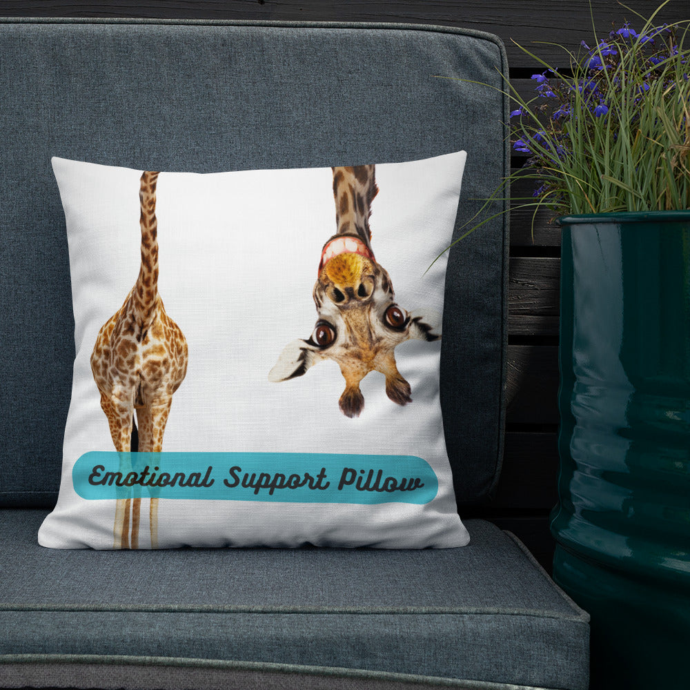 GIRAFFE EMOTIONAL SUPPORT Premium Pillow