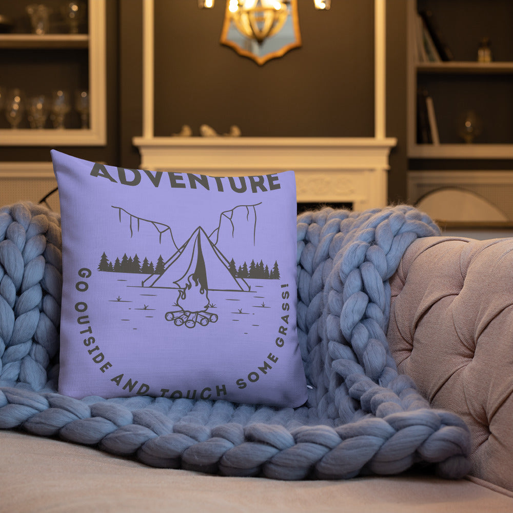 Purple Adventure Premium Pillow