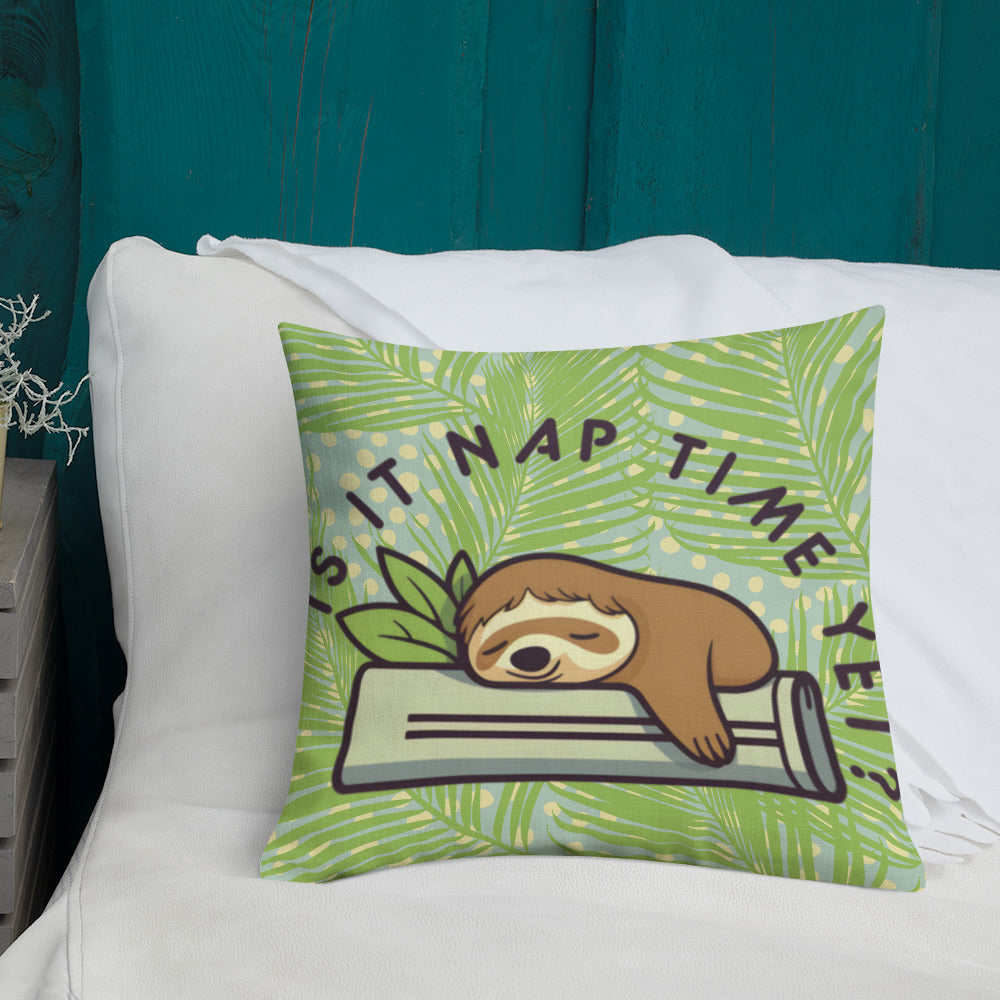 SLOTH NAPTIME Premium Pillow