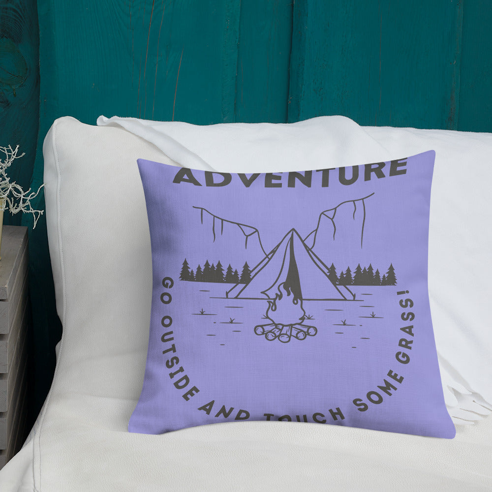 Purple Adventure Premium Pillow