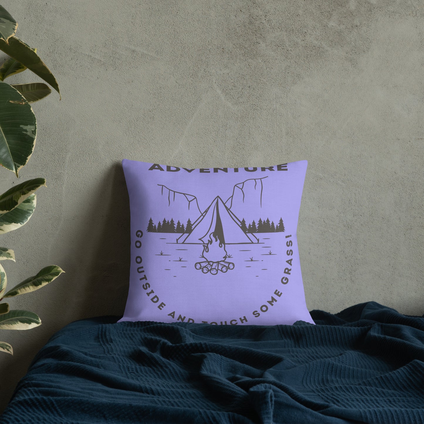 Purple Adventure Premium Pillow