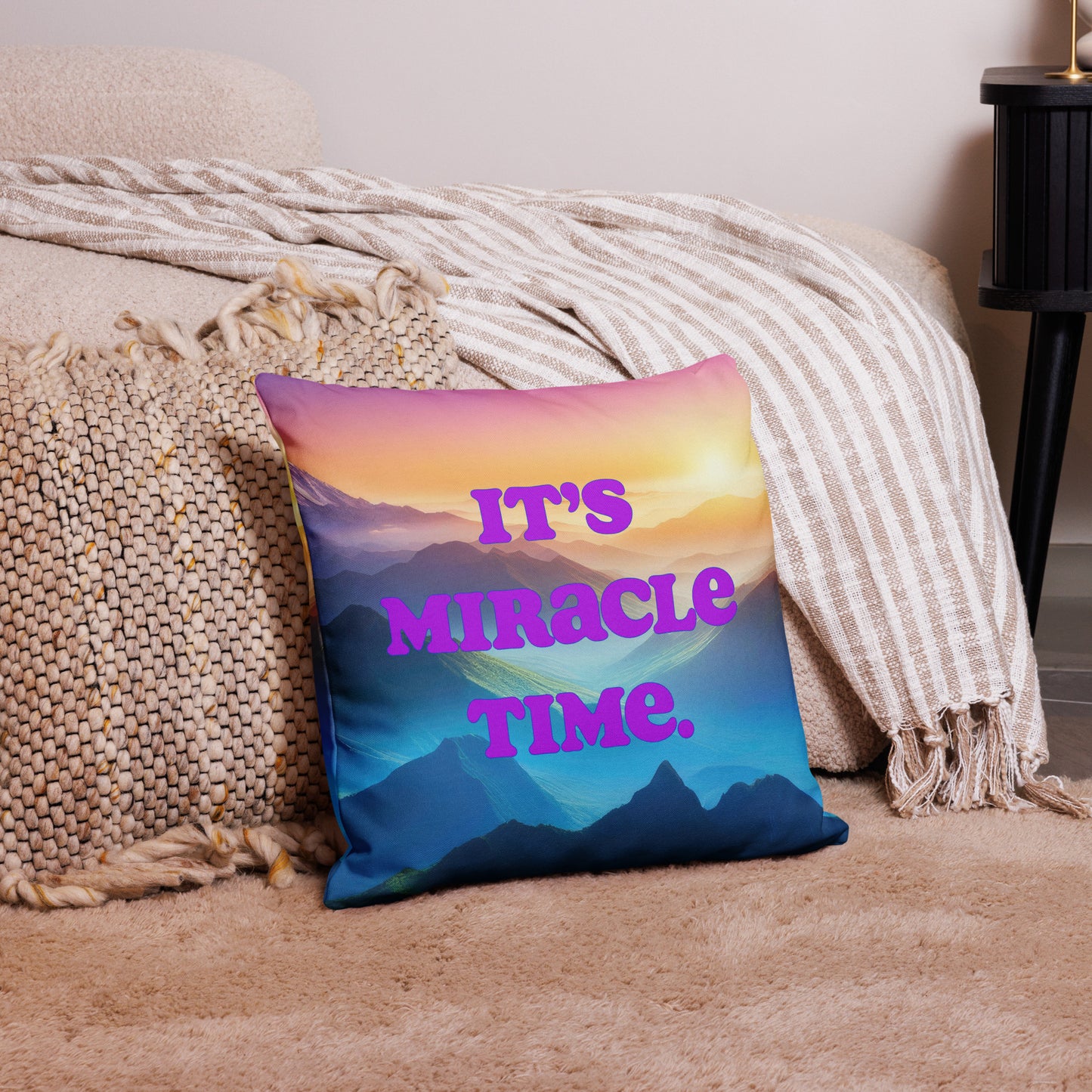 IT'S MIRACLE TIME Premium Pillow