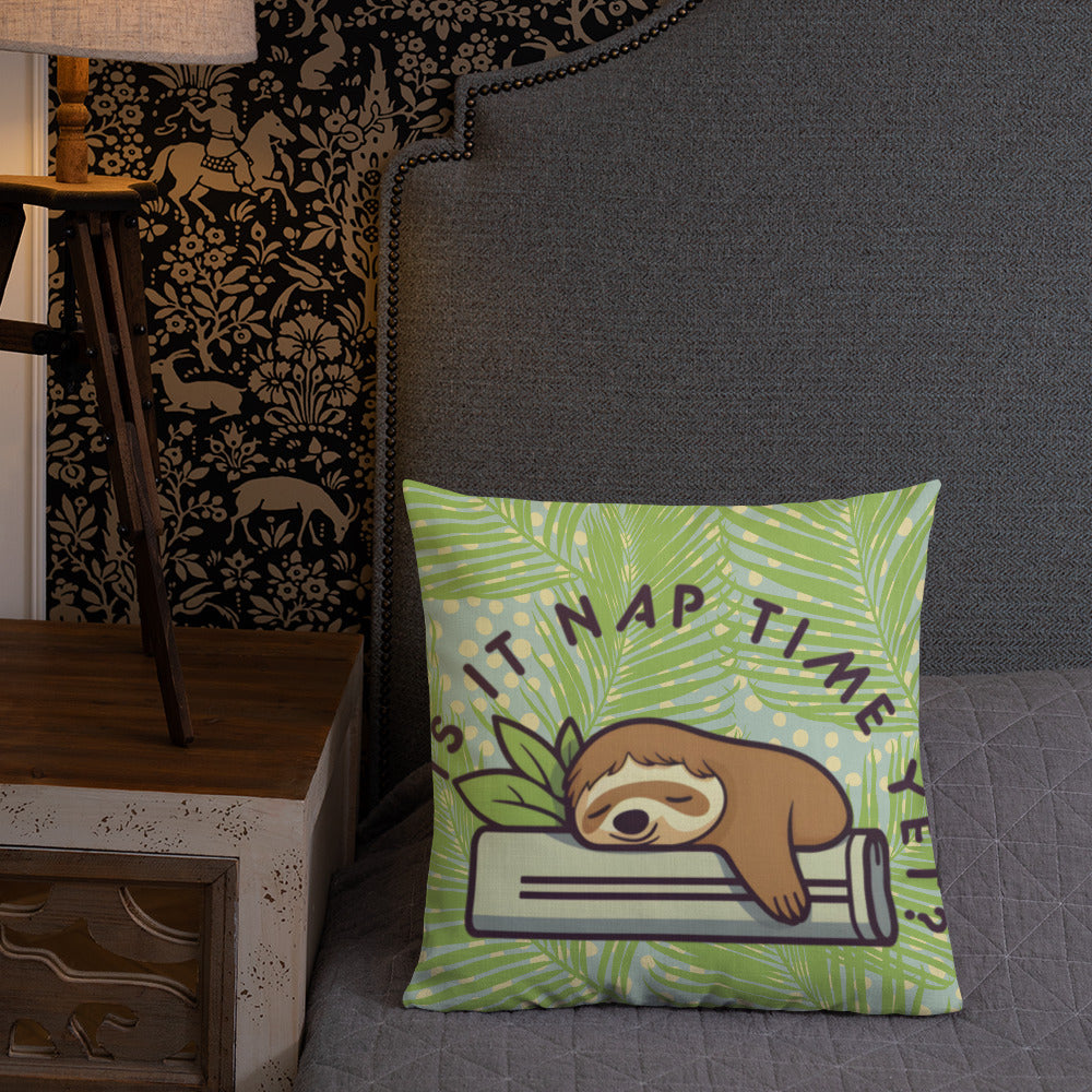 SLOTH NAPTIME Premium Pillow