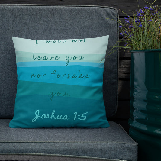 JOSHUA 1:9 Premium Pillow