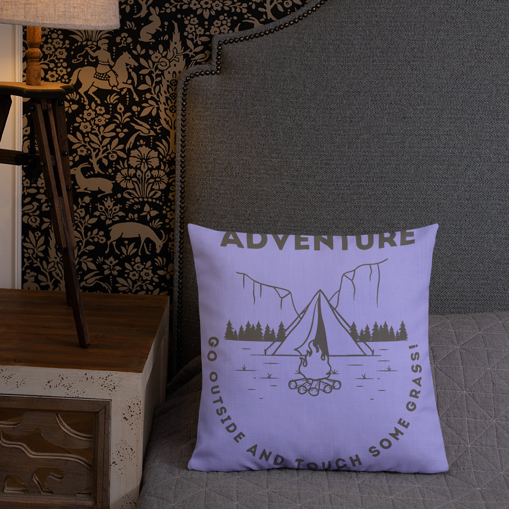 Purple Adventure Premium Pillow