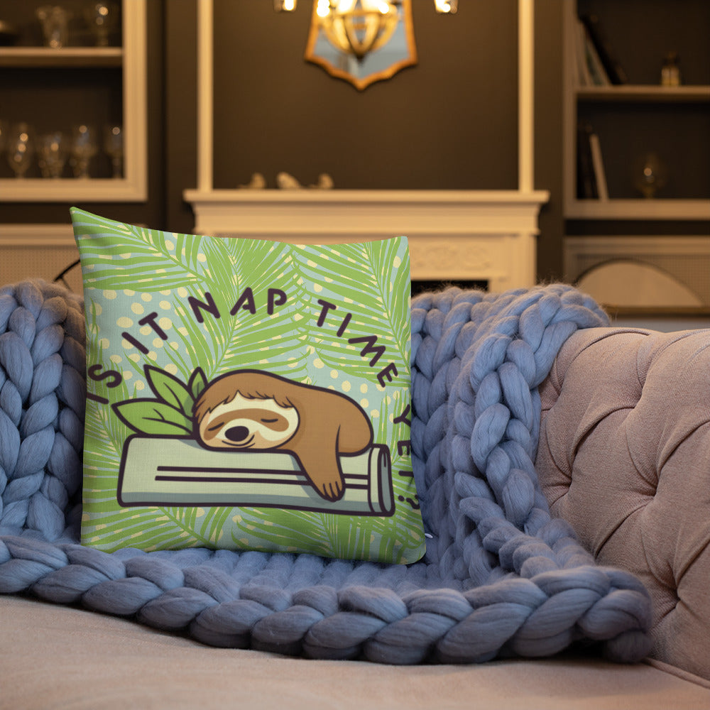 SLOTH NAPTIME Premium Pillow