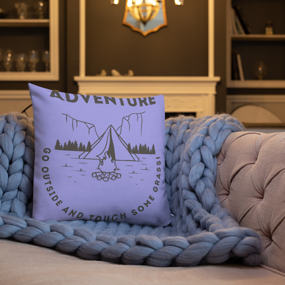 Purple Adventure Premium Pillow