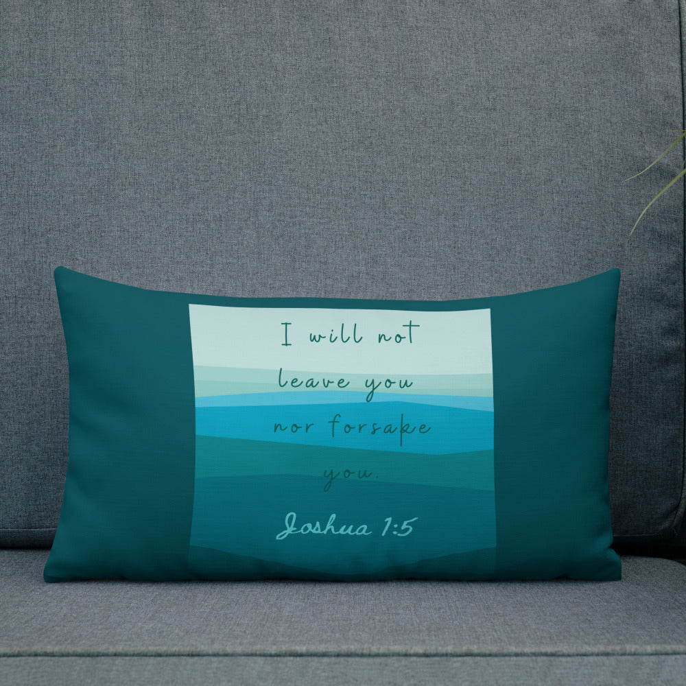 JOSHUA 1:9 Premium Pillow