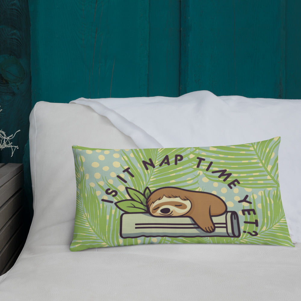 SLOTH NAPTIME Premium Pillow