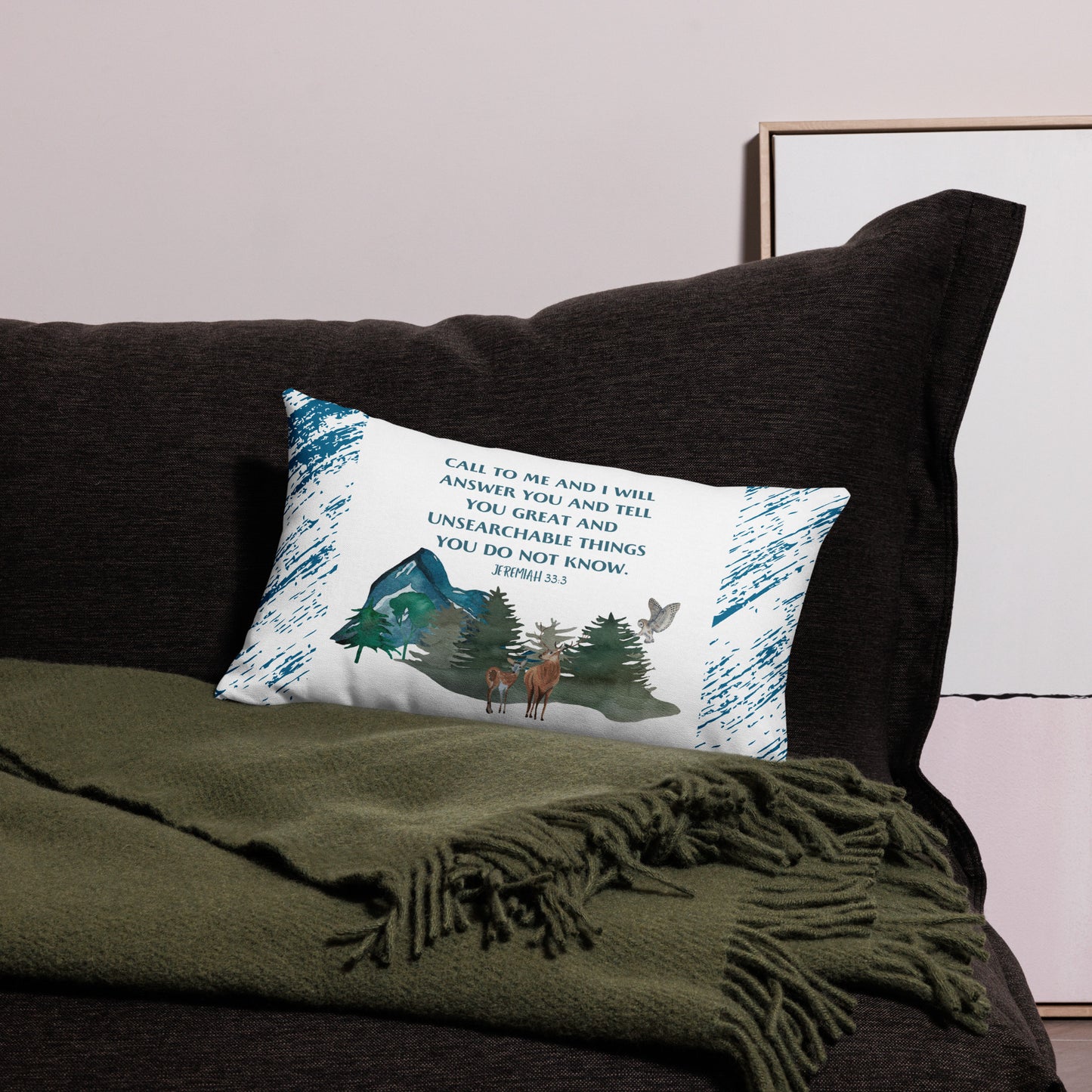 Jeremiah 33:3 Premium Pillow