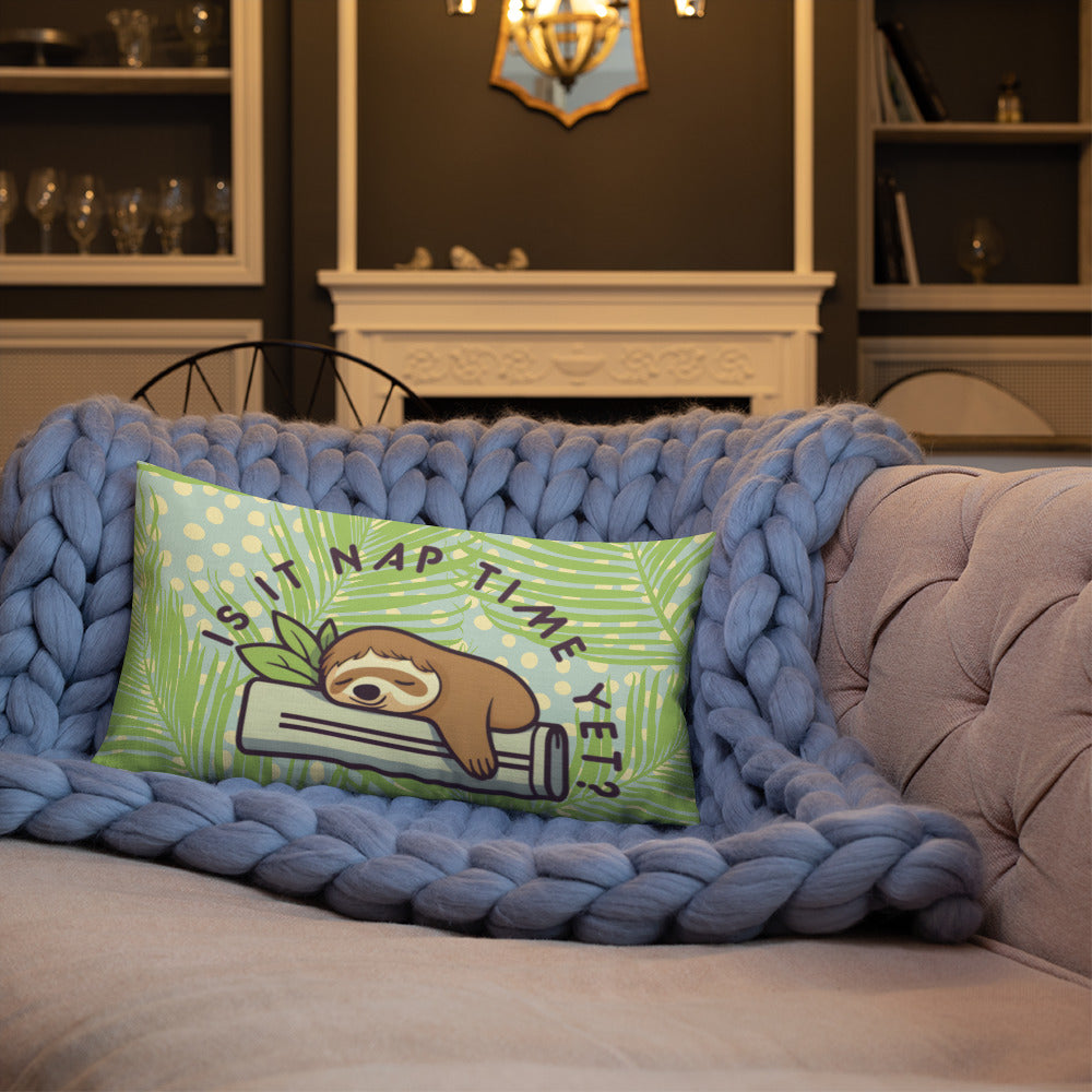 SLOTH NAPTIME Premium Pillow