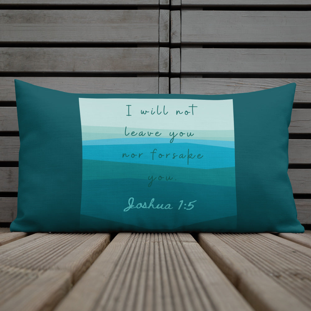 JOSHUA 1:9 Premium Pillow