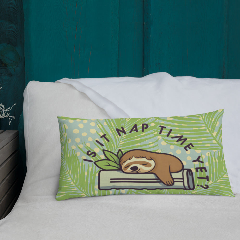 SLOTH NAPTIME Premium Pillow