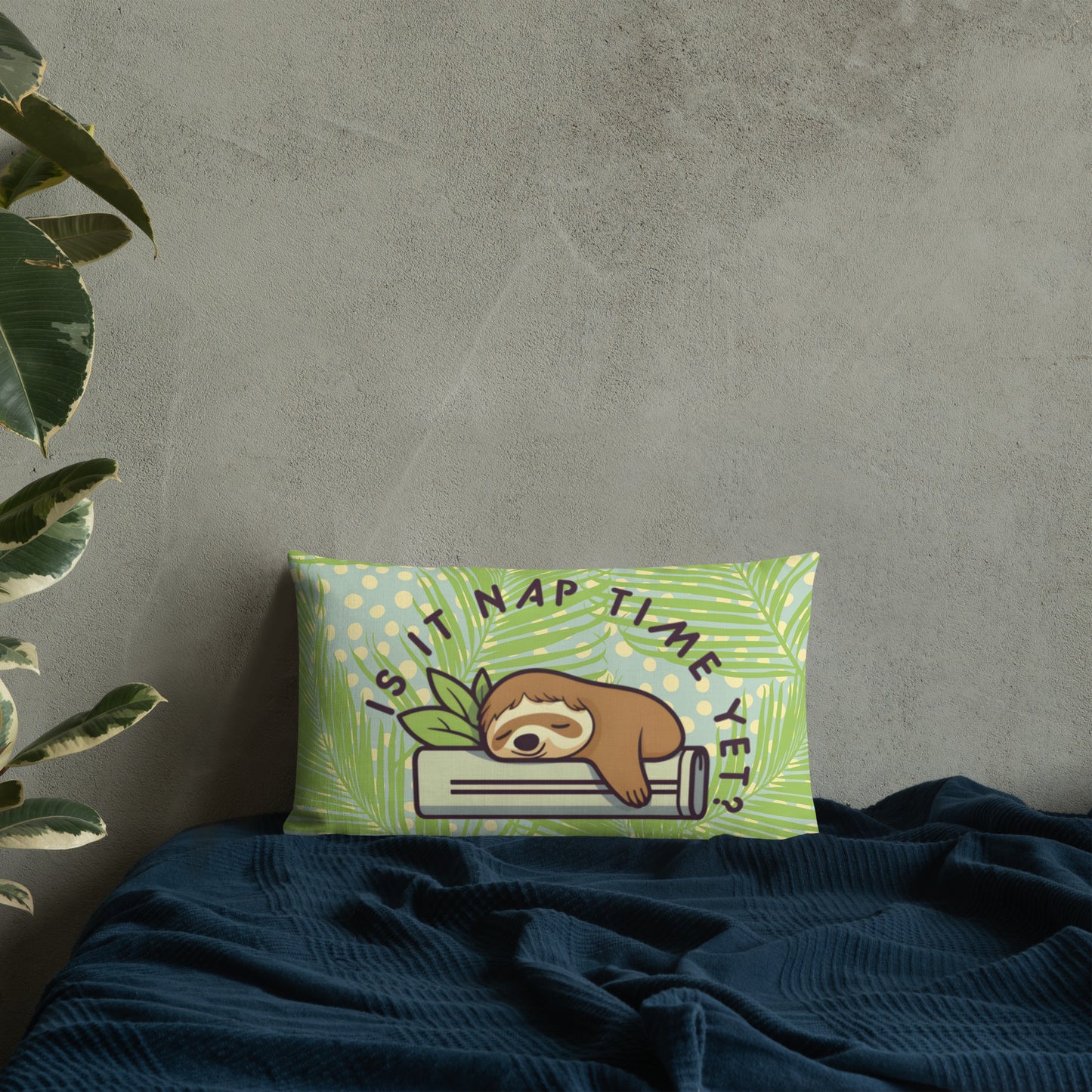 SLOTH NAPTIME Premium Pillow