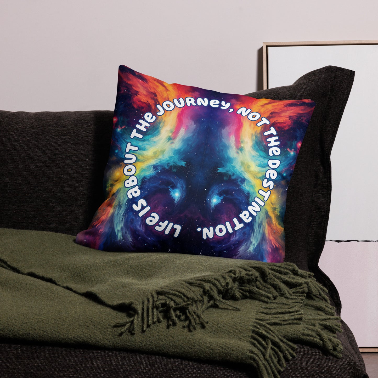 ABOUT THE JOURNEY Premium Pillow