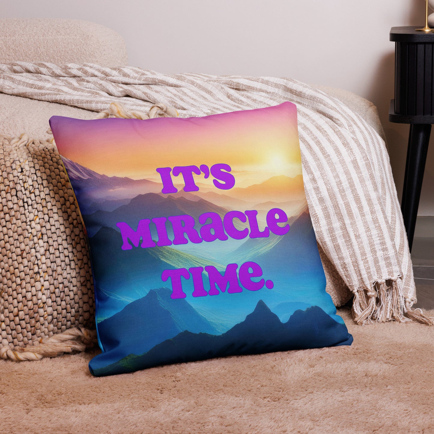 IT'S MIRACLE TIME Premium Pillow