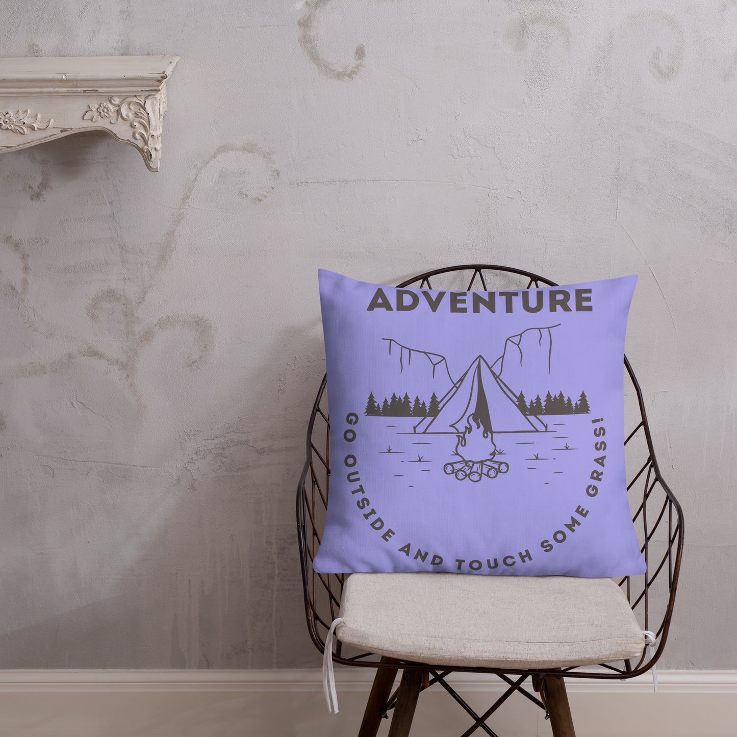 Purple Adventure Premium Pillow