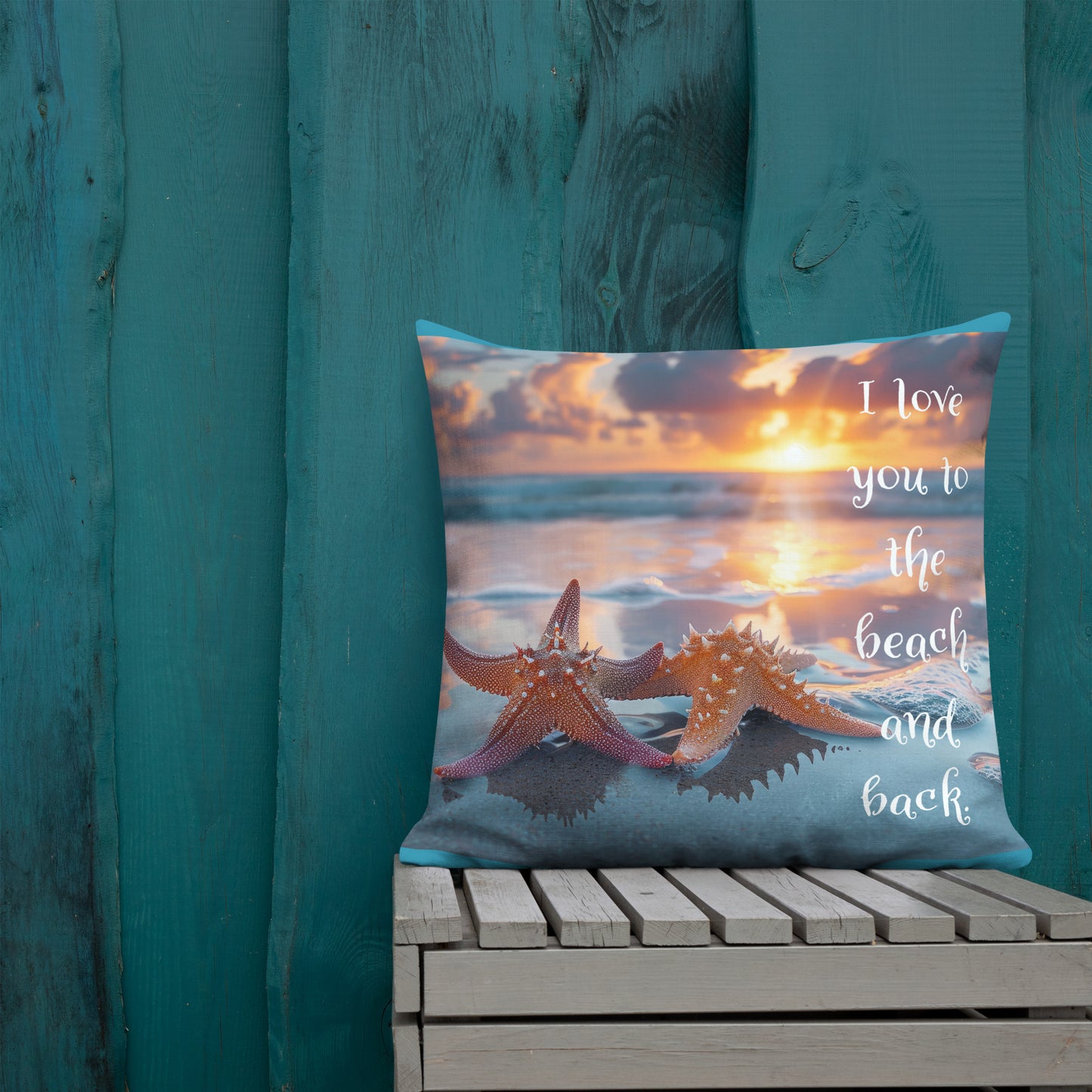 TO THE BEACH AND BACK Premium Pillow