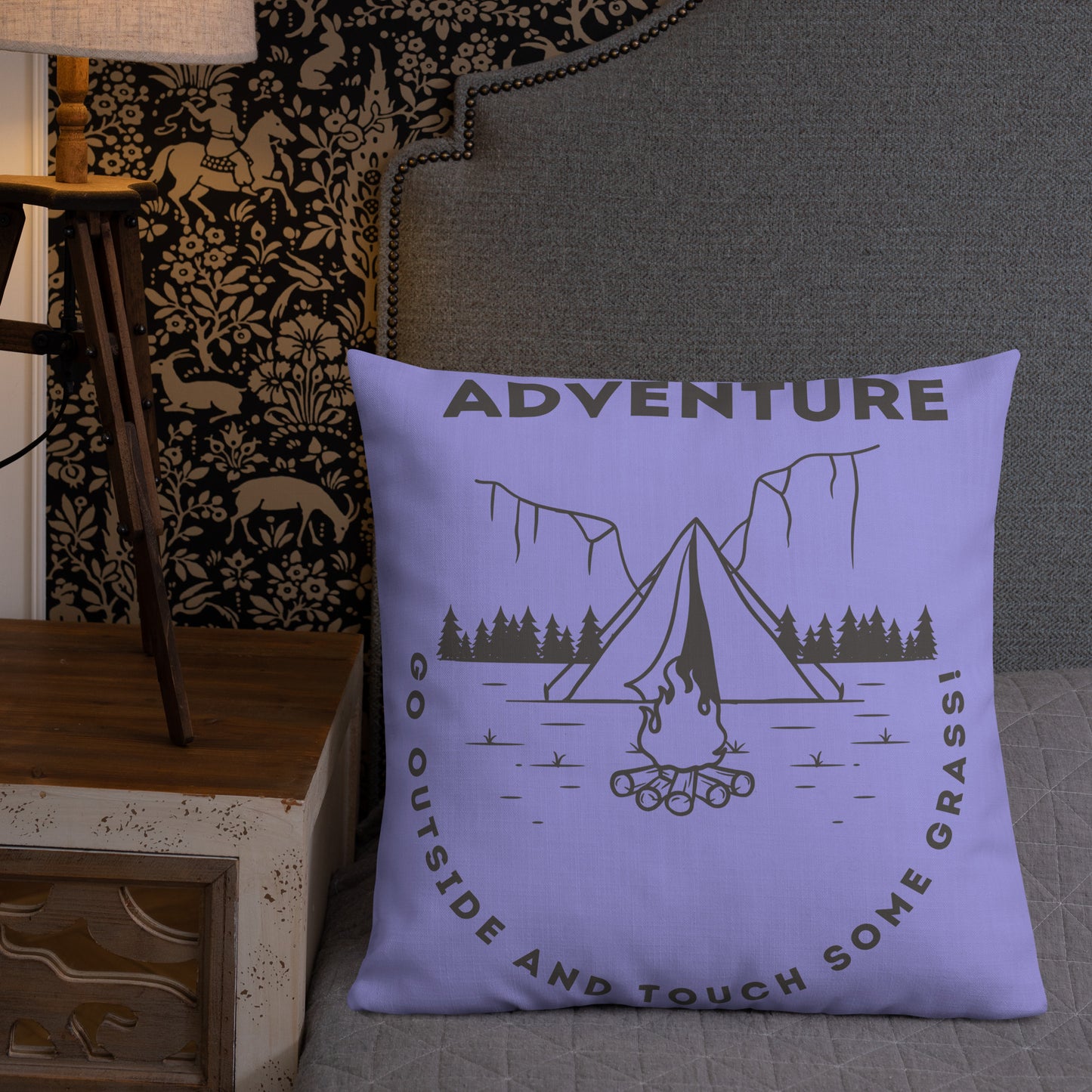 Purple Adventure Premium Pillow