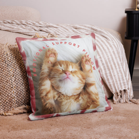 Kitty Emotional Support Premium Pillow