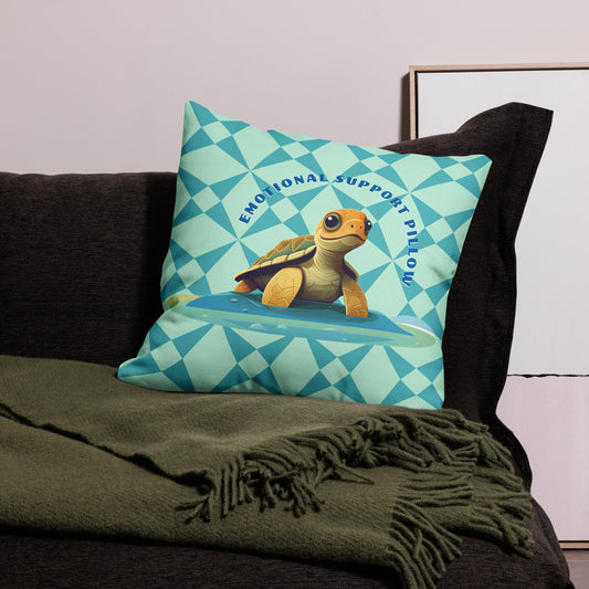 Sea Turtle Emotional Support Premium Pillow