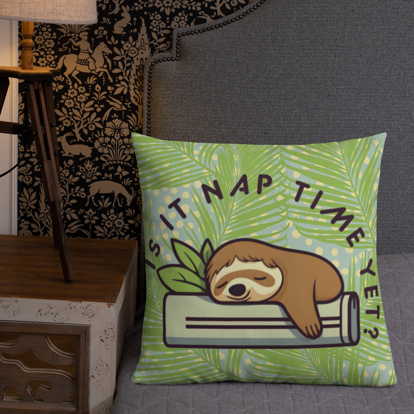 SLOTH NAPTIME Premium Pillow