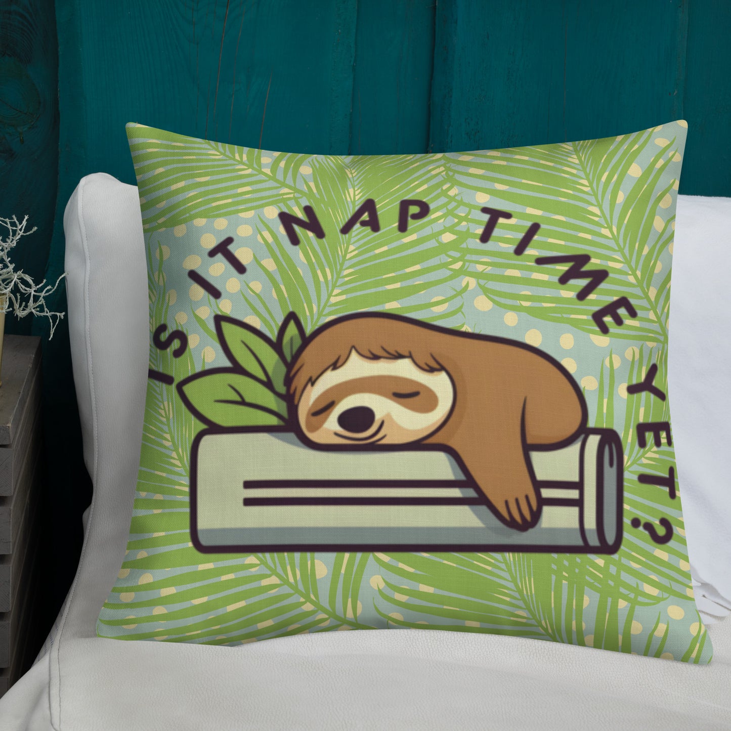 SLOTH NAPTIME Premium Pillow