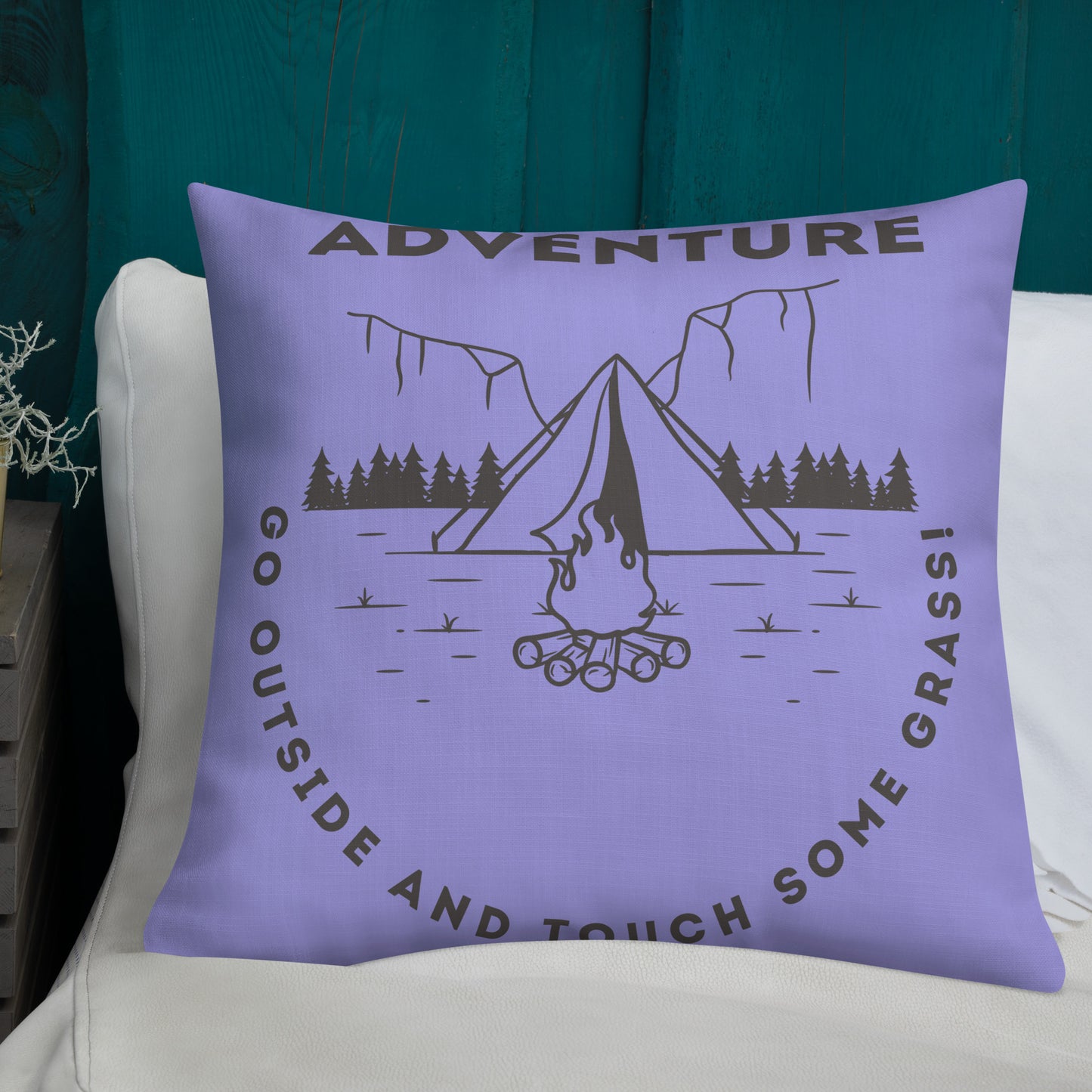 Purple Adventure Premium Pillow