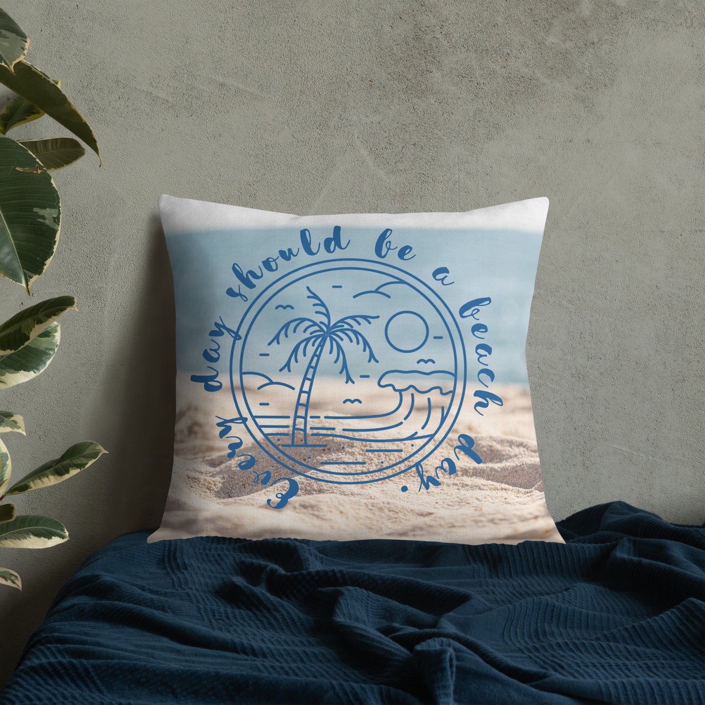 BEACH DAY Premium Pillow