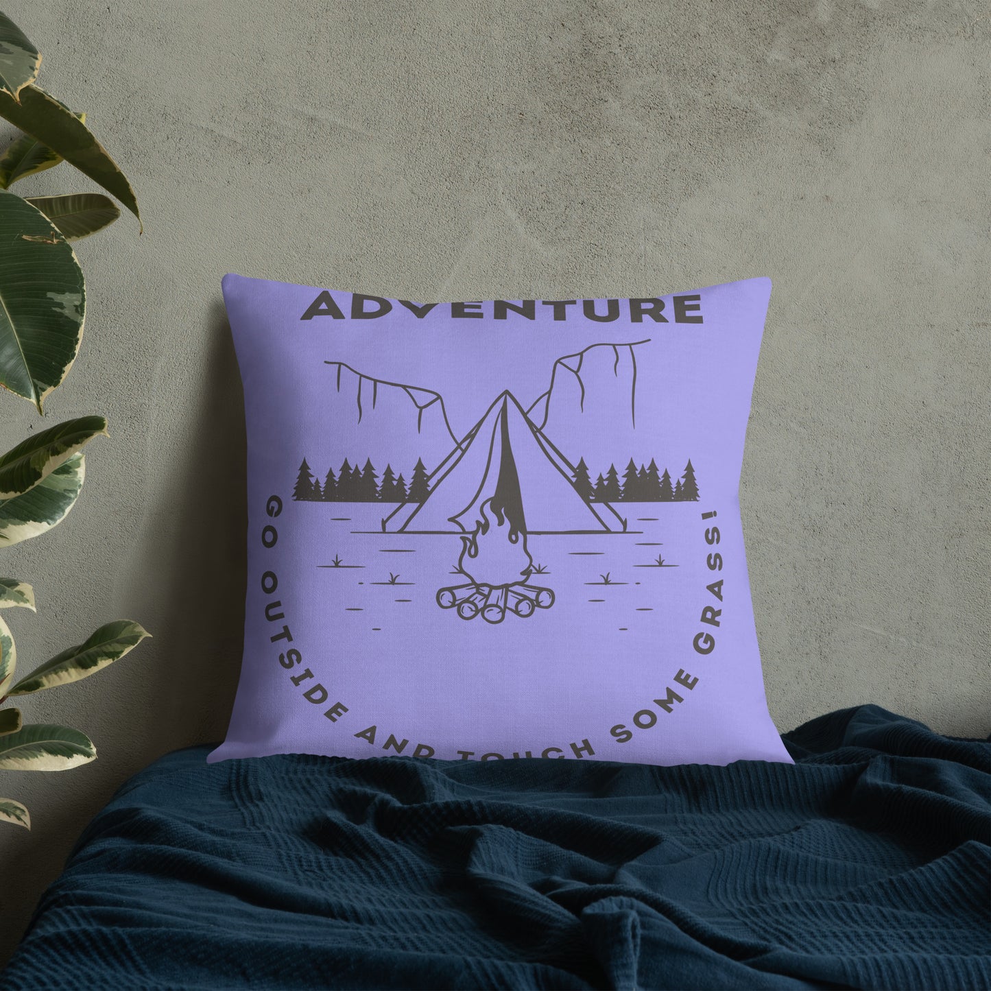 Purple Adventure Premium Pillow