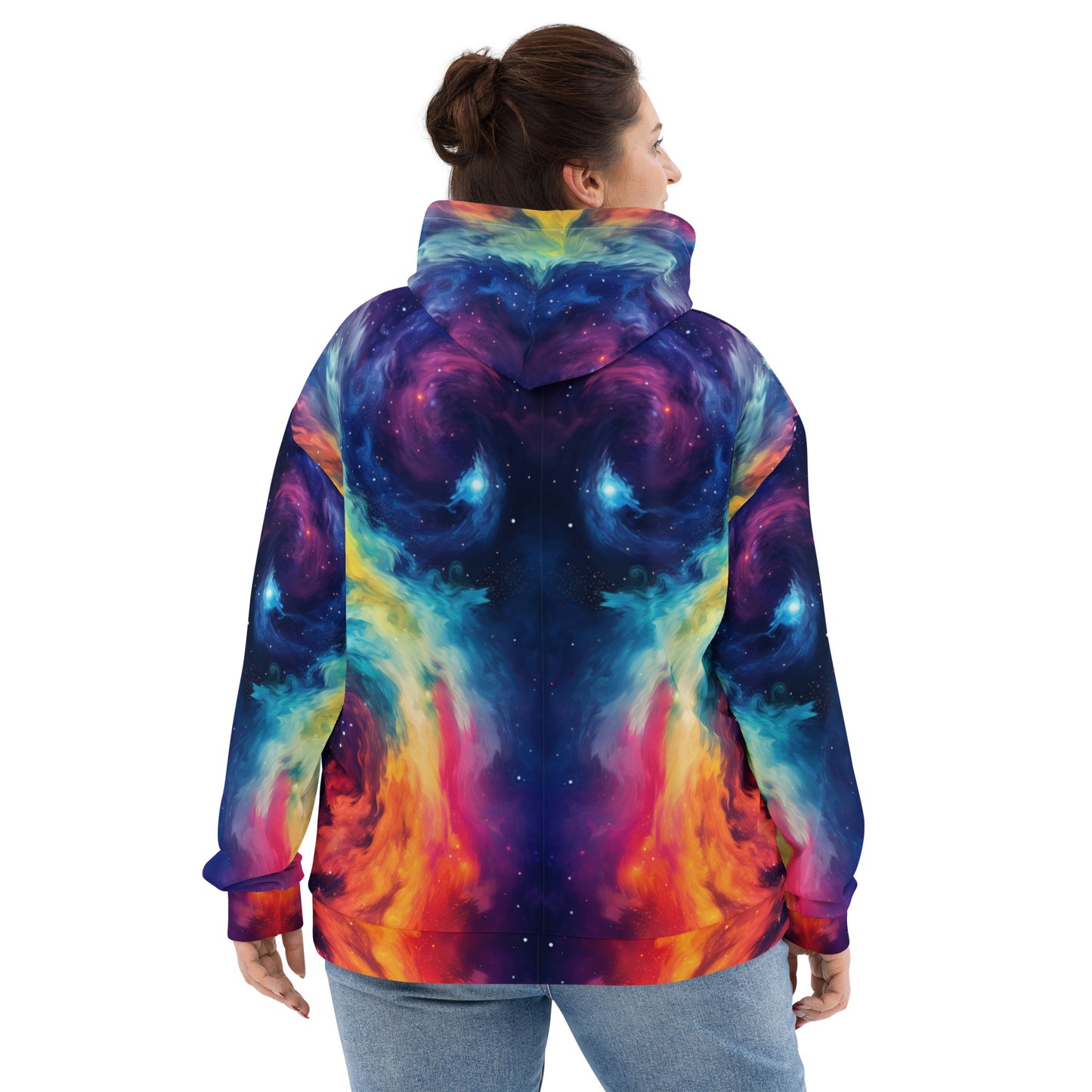 VIBRANT RAINBOW TIE DYE PATTERNED Unisex Hoodie