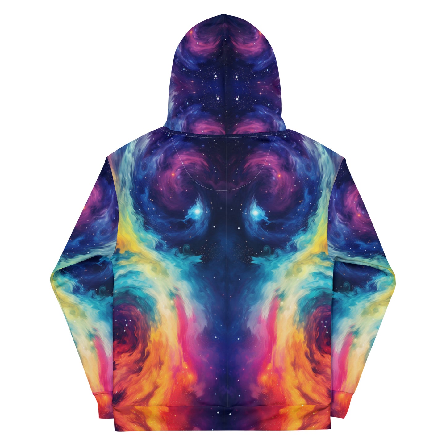 VIBRANT RAINBOW TIE DYE PATTERNED Unisex Hoodie