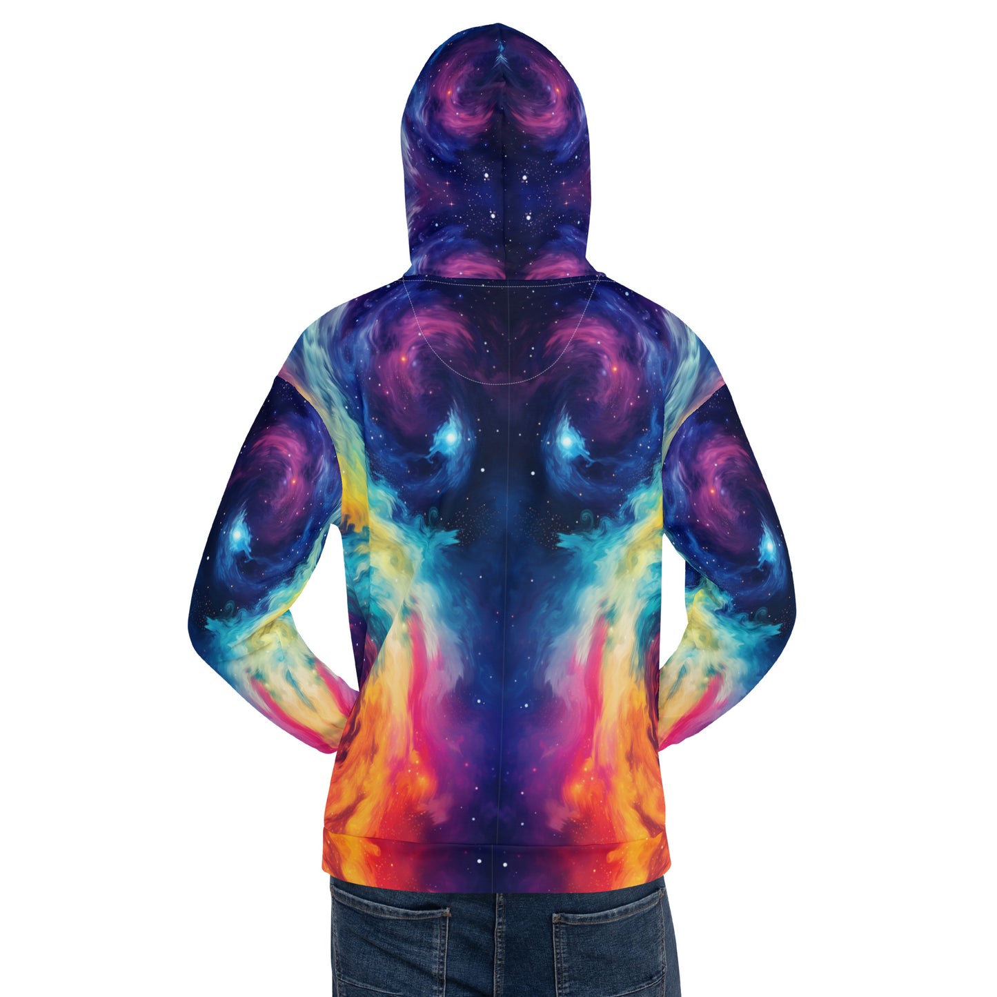 VIBRANT RAINBOW TIE DYE PATTERNED Unisex Hoodie