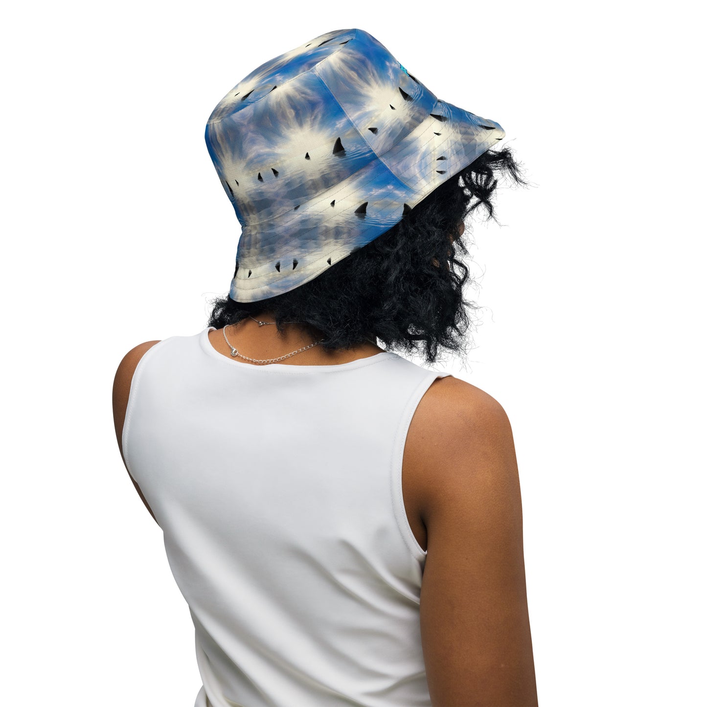 SO COOL-SHARKITY SHARK SHARK Reversible bucket hat