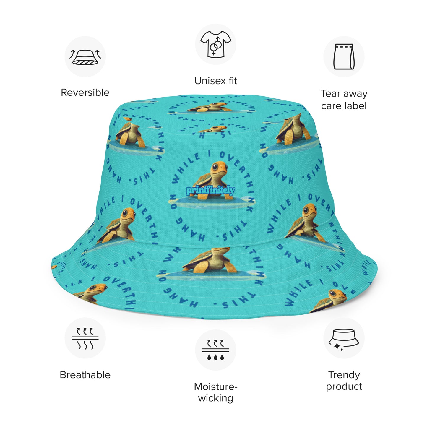 Reversible bucket hat