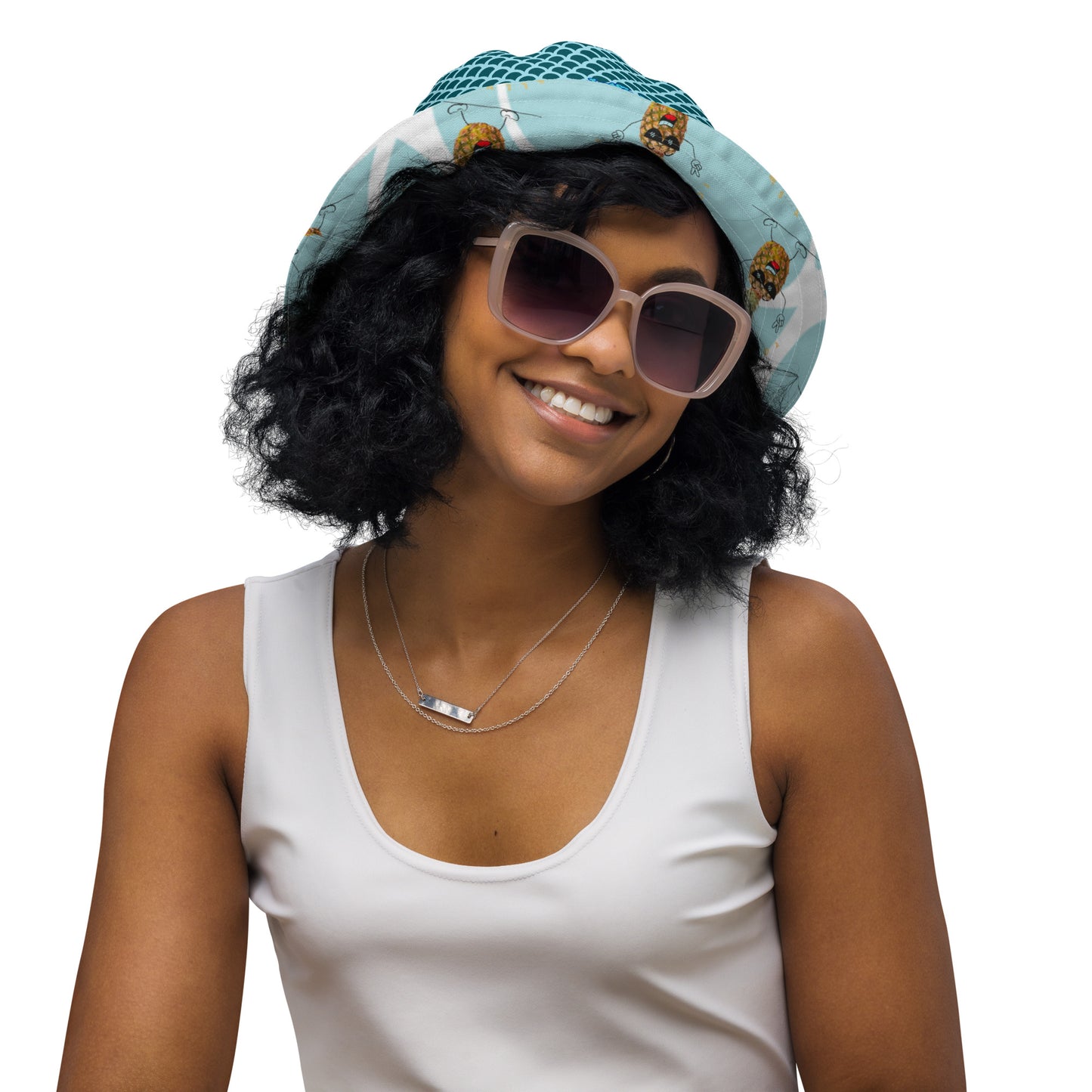 TOTALLY SWEET Reversible bucket hat