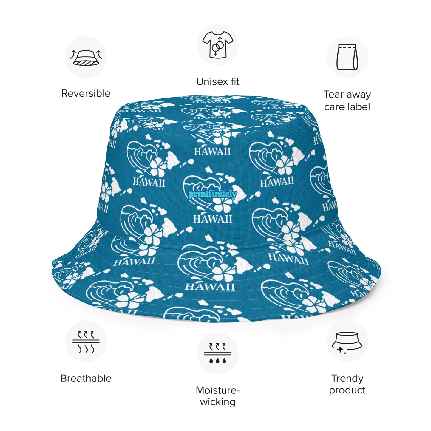 Reversible bucket hat